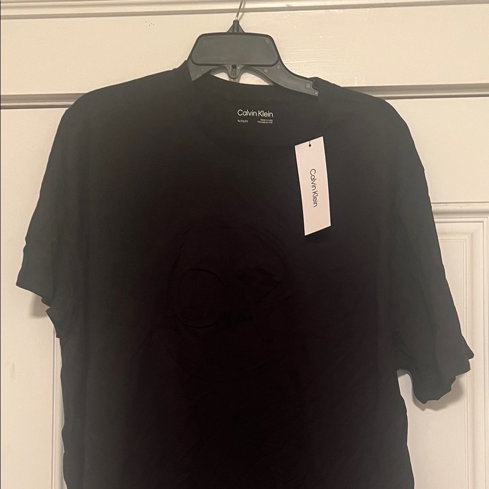 Calvin Klein Men's Black Tee